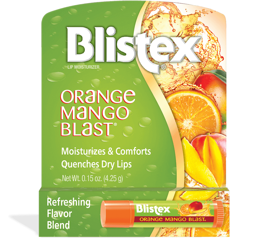 Package of Blistex Orange Mango Blast